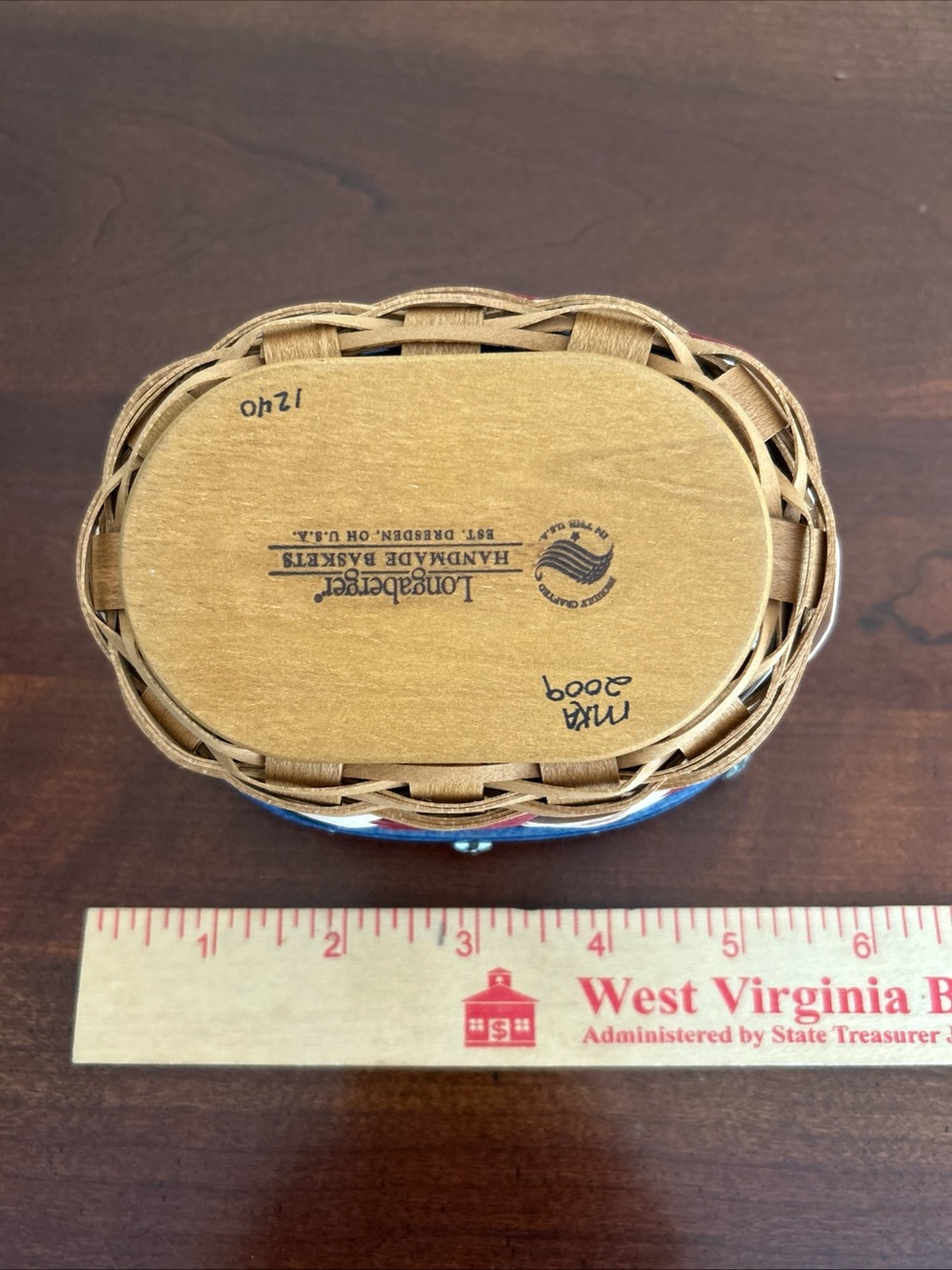 Longaberger Stars and Stripes basket bundle 2009 American celebration - Picture 3 of 9